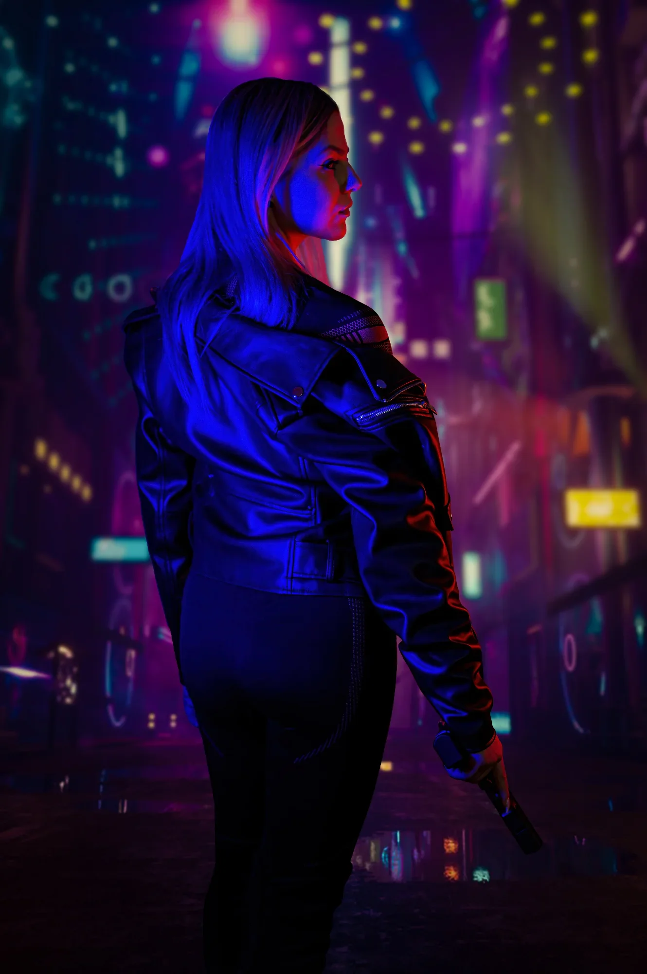 Cyberpunkowa sesja