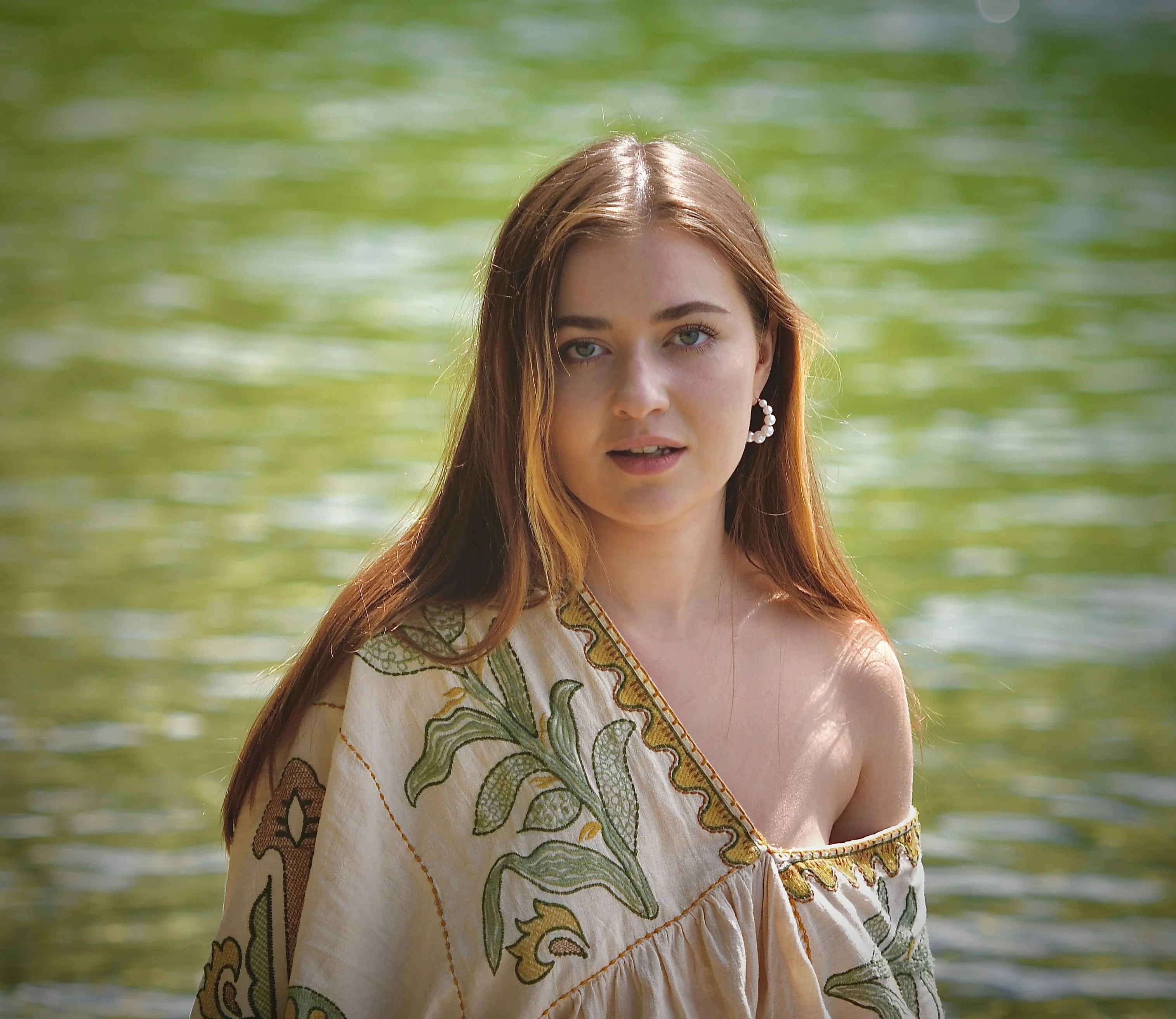 By the lake